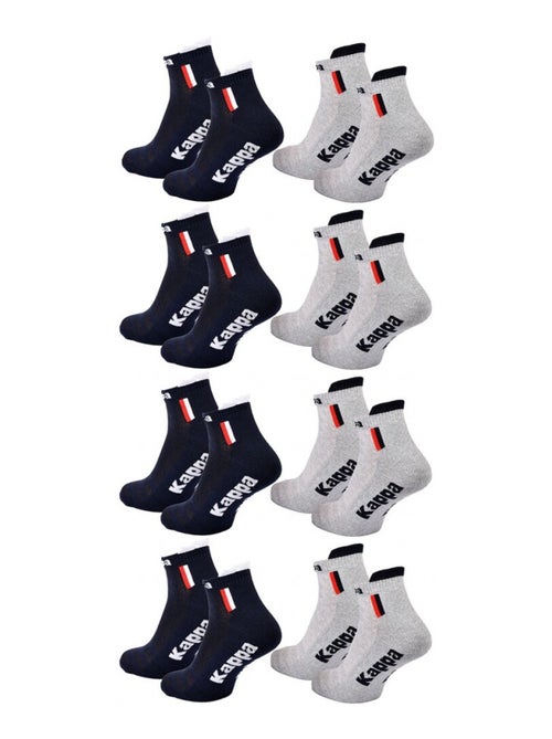 Meias Homem KAPPA SNEAKER SPORT - Pack de 8 - Kiabi Meias Homem KAPPA SNEAKER SPORT - Pack de 8 - Kiabi