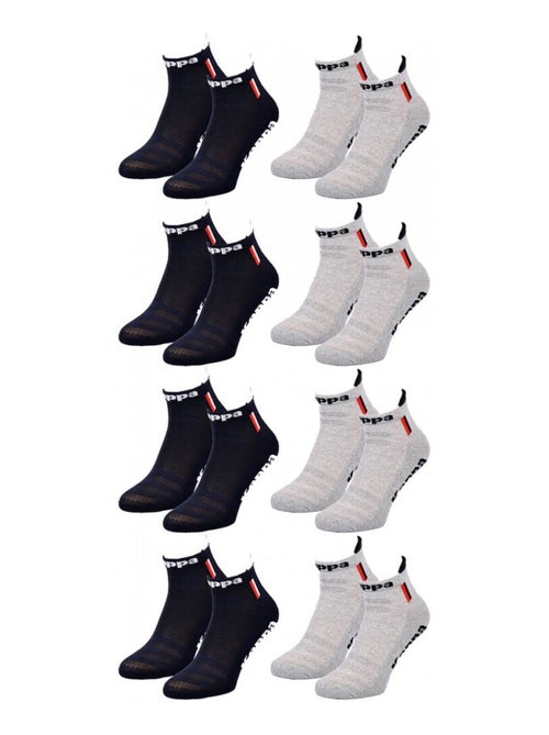 Meias Homem KAPPA SNEAKER SPORT - Pack de 8 - Kiabi Meias Homem KAPPA SNEAKER SPORT - Pack de 8 - Kiabi