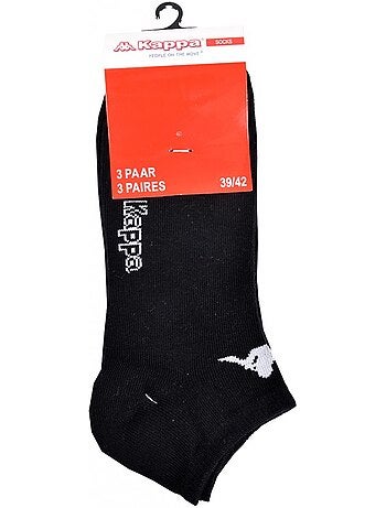 Meias homem kappa soquetes de cano curto - pack de 12