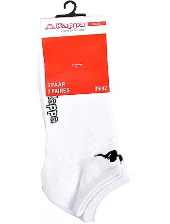 Meias homem kappa soquetes de cano curto - pack de 12