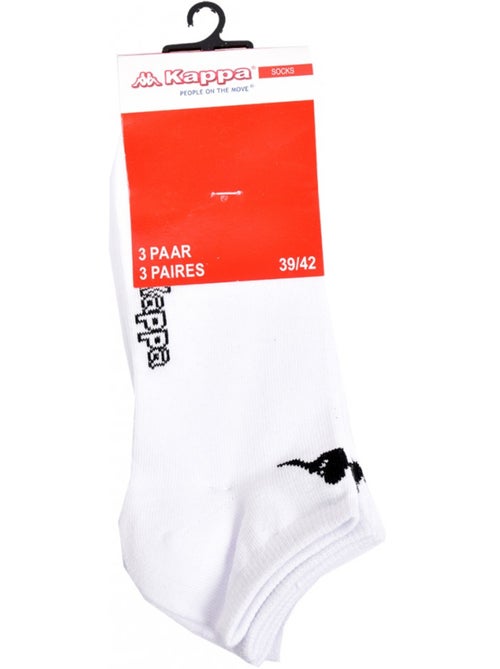 Meias homem kappa soquetes de cano curto - pack de 12 - Kiabi