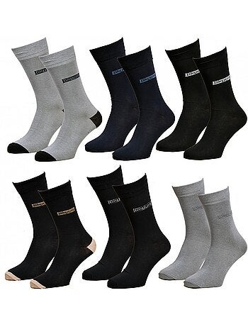 Meias homem Kappa Sport Urbano Conforto Algodão - Pack de 12