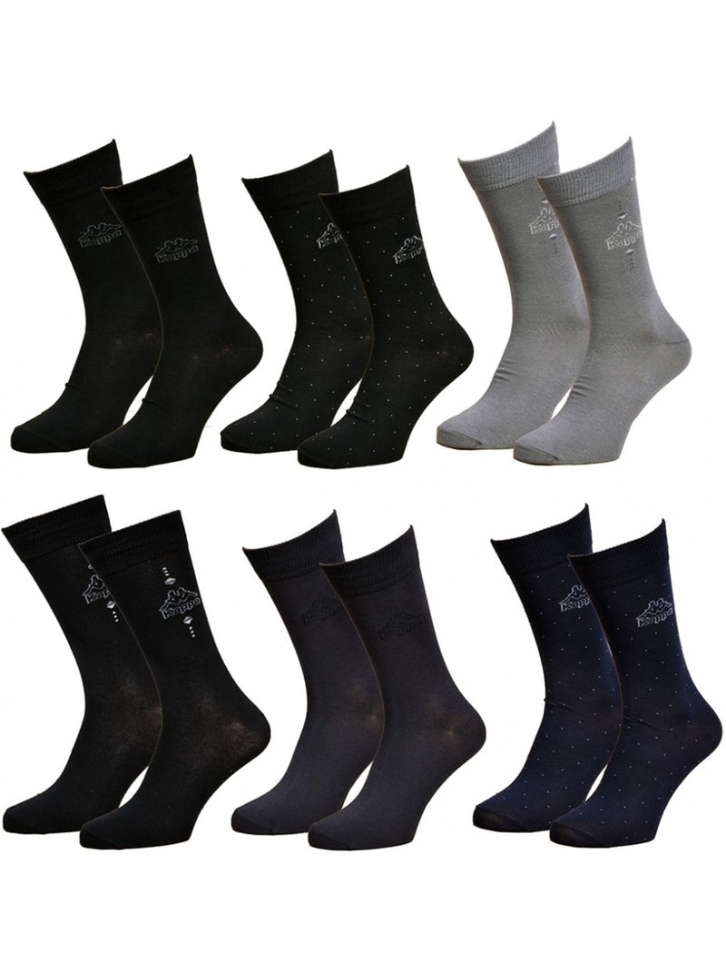 Meias homem Kappa Sport Urbano Conforto Algodão - Pack de 12 Multicolorido - Kiabi