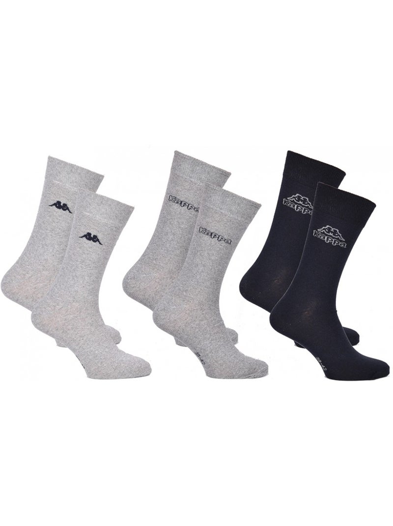 Meias Homem Kappa Sport, Urbano, Conforto em Algodão - Pack de 9 Multicolorido - Kiabi