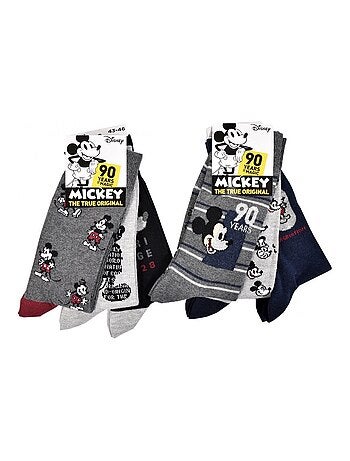 Meias Homem Licença PACK DE 12 pares Mickey