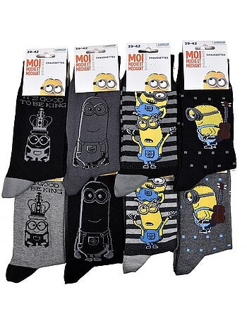 Meias Homem Licença PACK DE 12 PARES MINIONS