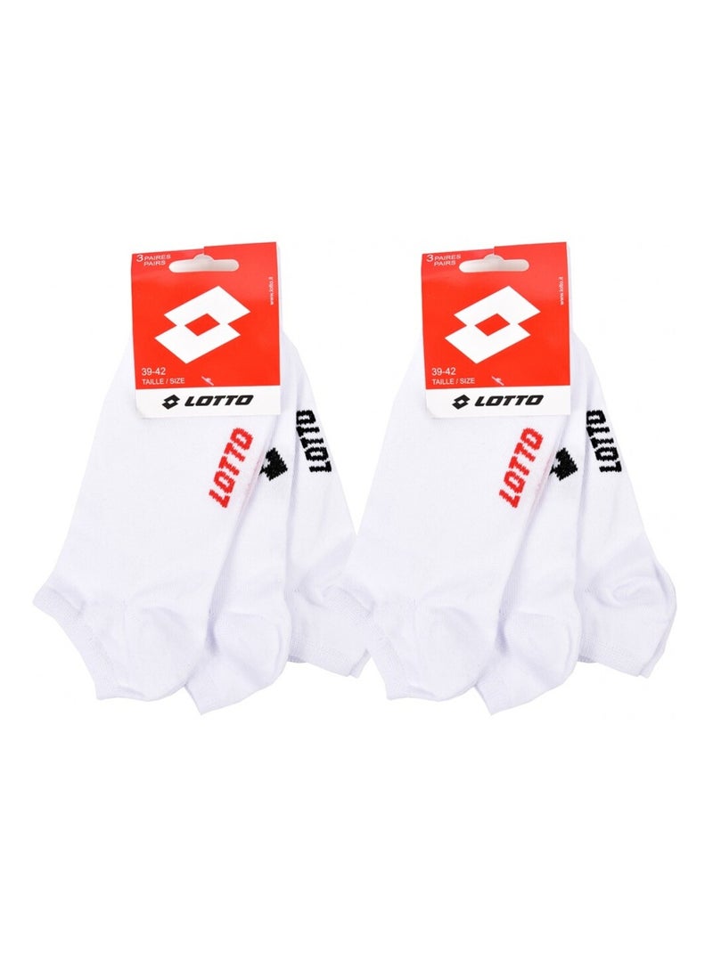 Meias Homem LOTTO - Pack de 6 Branco - Kiabi