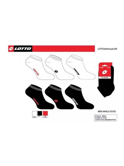 Meias Homem LOTTO - Pack de 6 - Kiabi Meias Homem LOTTO - Pack de 6 - Kiabi