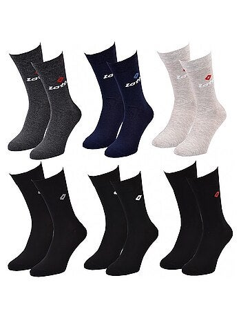 Meias homem lotto - pack de 6