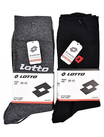 Meias homem lotto - pack de 6