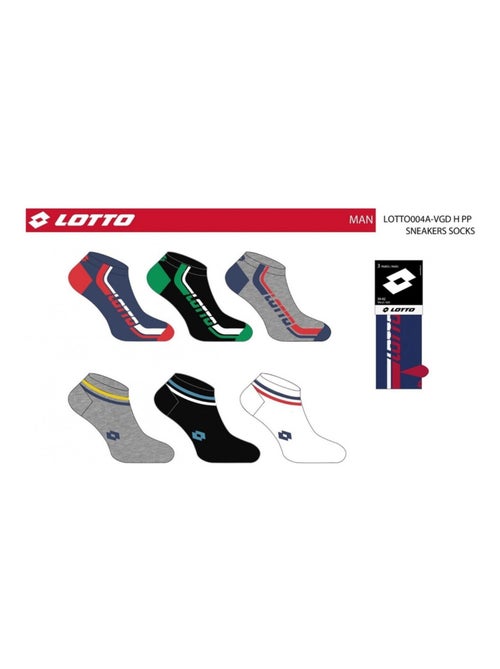 Meias Homem LOTTO - Pack de 6 - Kiabi Meias Homem LOTTO - Pack de 6 - Kiabi