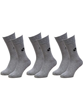 Meias Homem LOTTO Desporto, Urbano, Conforto Algodão - Pack de 3