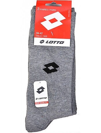 Meias Homem LOTTO Desporto, Urbano, Conforto Algodão - Pack de 3