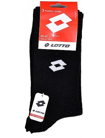 Meias Homem LOTTO Desporto, Urbano, Conforto Algodão - Pack de 3
