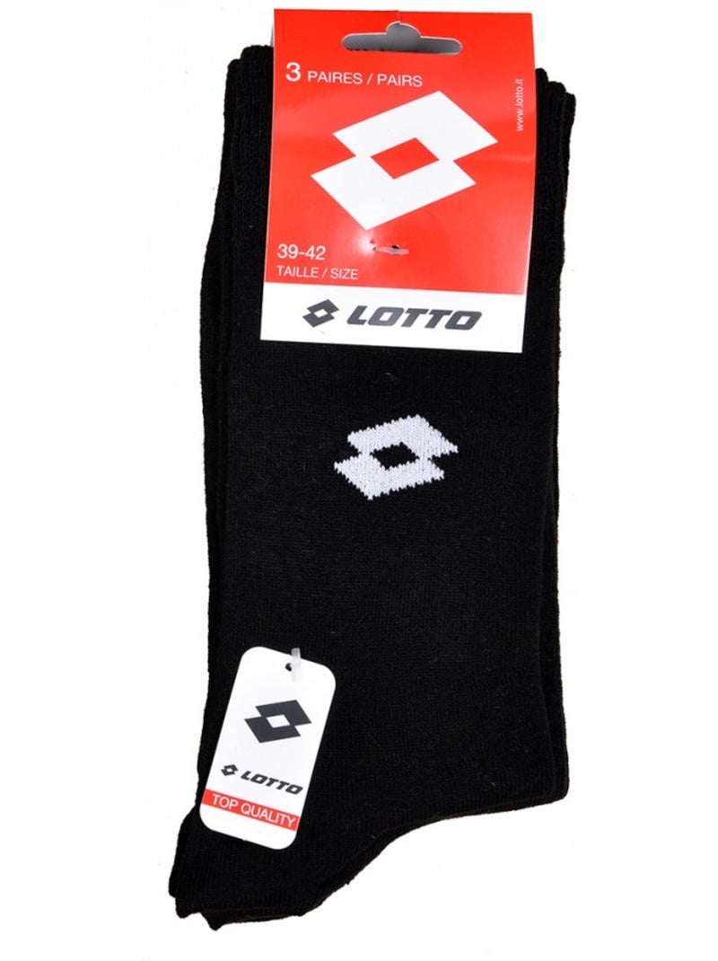 Meias Homem LOTTO Desporto, Urbano, Conforto Algodão - Pack de 3 Dourado/Ouro - Kiabi