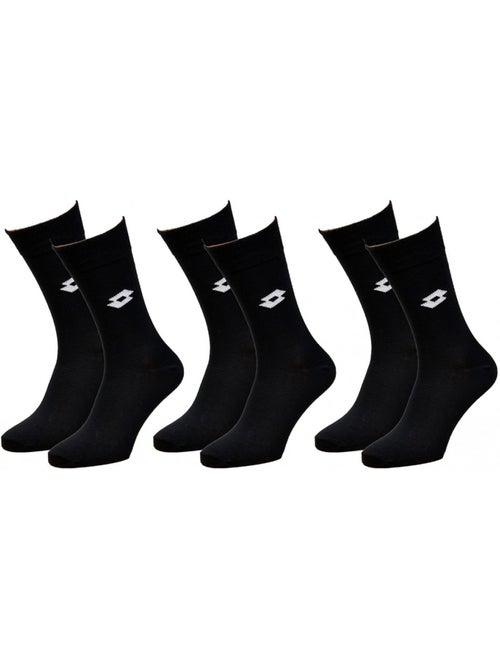 Meias Homem LOTTO Desporto, Urbano, Conforto Algodão - Pack de 3 - Kiabi Meias Homem LOTTO Desporto, Urbano, Conforto Algodão - Pack de 3 - Kiabi