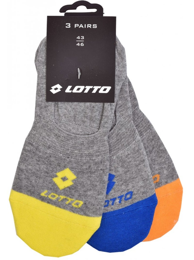 Meias homem LOTTO SNEAKER - Pack de 6 Dourado/Ouro - Kiabi