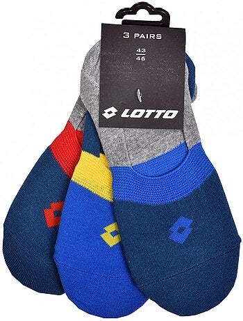 Meias homem LOTTO SNEAKER - Pack de 6