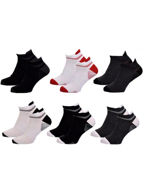 Meias homem LOTTO SNEAKER - Pack de 6 - Kiabi Meias homem LOTTO SNEAKER - Pack de 6 - Kiabi