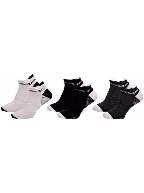 Meias homem LOTTO SNEAKER - Pack de 6 - Kiabi Meias homem LOTTO SNEAKER - Pack de 6 - Kiabi