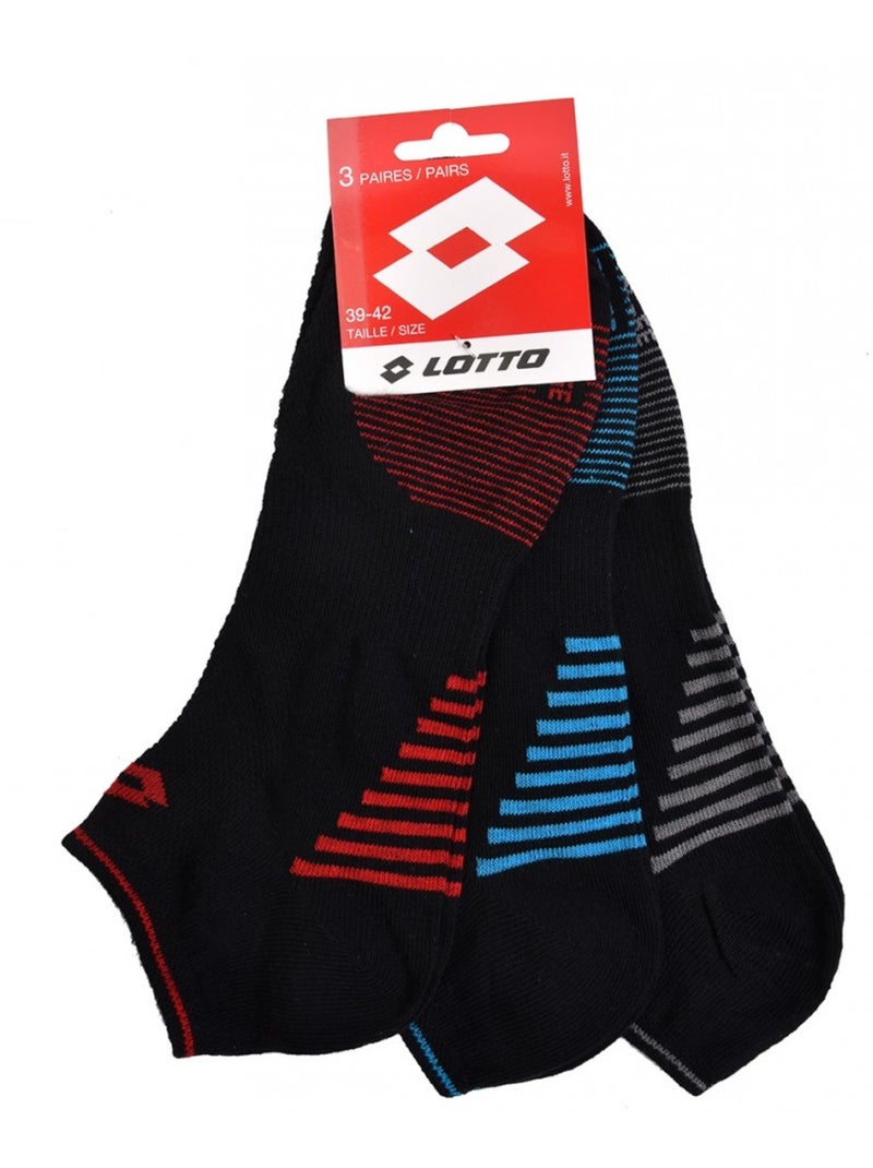 Meias homem LOTTO SNEAKER - Pack de 6 Multicolorido - Kiabi