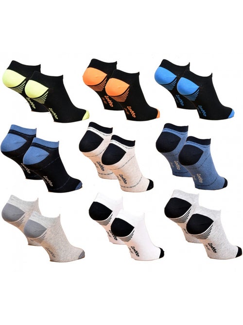 Meias Homem LOTTO SNEAKER - Pack de 9 - Kiabi Meias Homem LOTTO SNEAKER - Pack de 9 - Kiabi