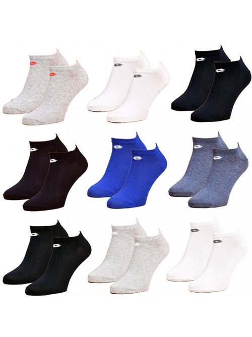 Meias Homem LOTTO SNEAKER - Pack de 9 - Kiabi Meias Homem LOTTO SNEAKER - Pack de 9 - Kiabi