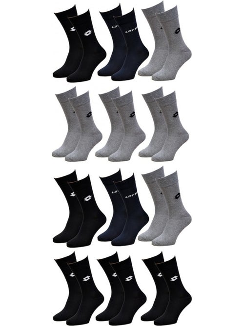 Meias Homem LOTTO Sport, Urbano, Conforto Algodão - Pack 12 - Kiabi Meias Homem LOTTO Sport, Urbano, Conforto Algodão - Pack 12 - Kiabi