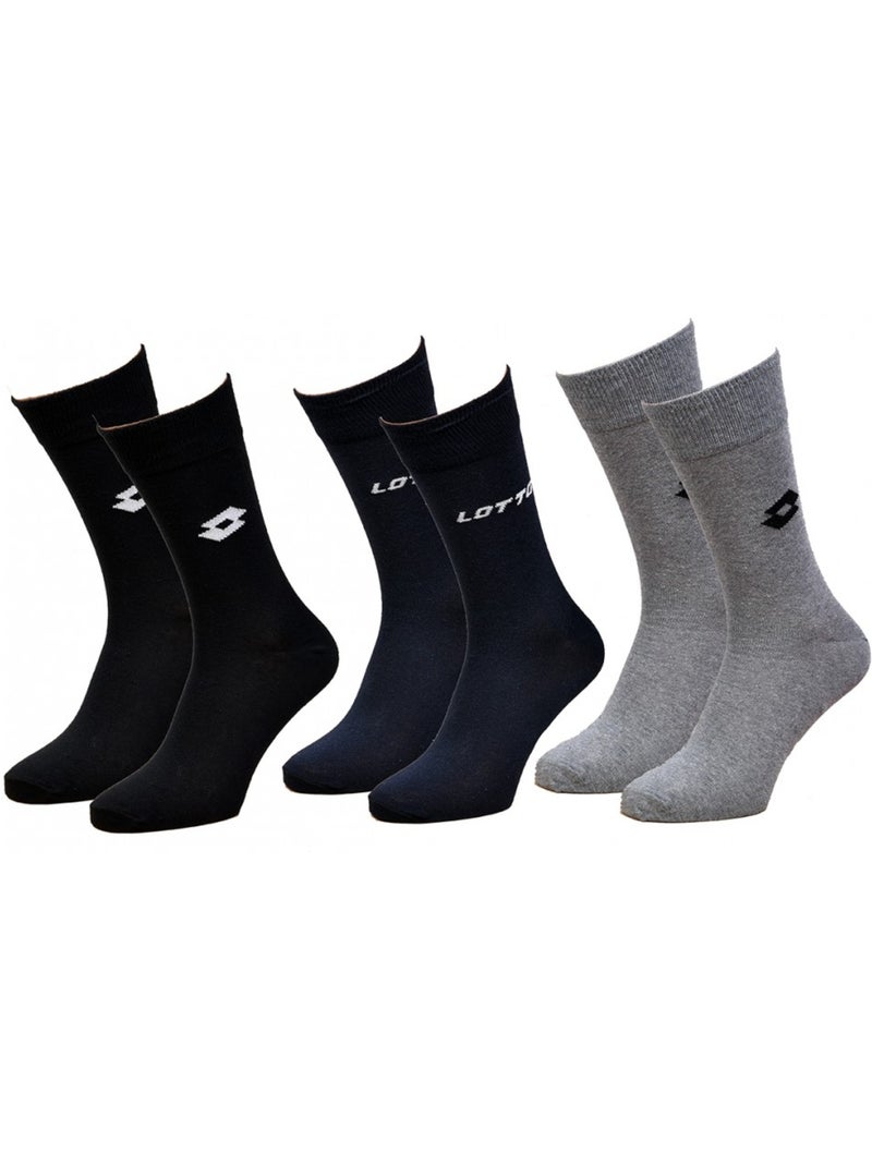 Meias Homem LOTTO Sport, Urbano, Conforto Algodão - Pack 12 Multicolorido - Kiabi
