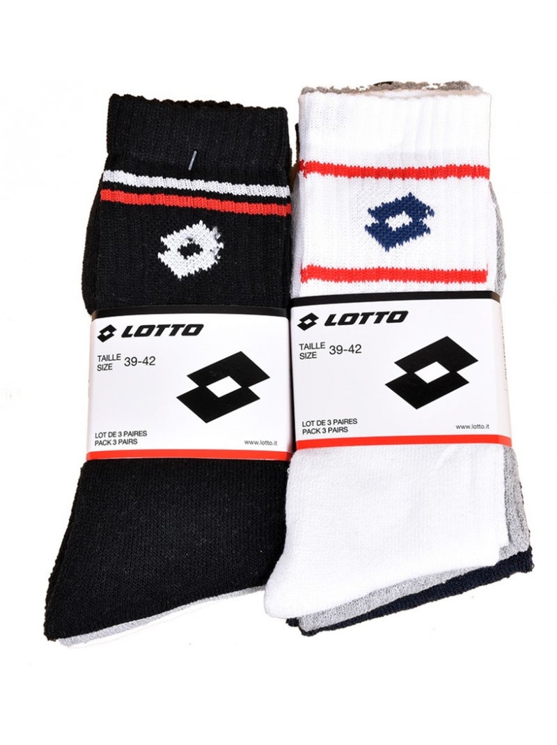 Meias Homem LOTTO TENNIS - Pack de 6 Dourado/Ouro - Kiabi