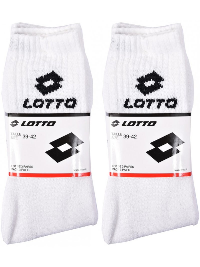 Meias Homem LOTTO TENNIS - Pack de 6 Multicolorido - Kiabi