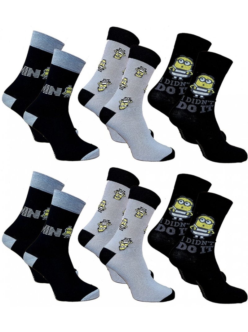 Meias Homem Moi, Moche e Méchant Algodão - Pack de 10 Multicolorido - Kiabi