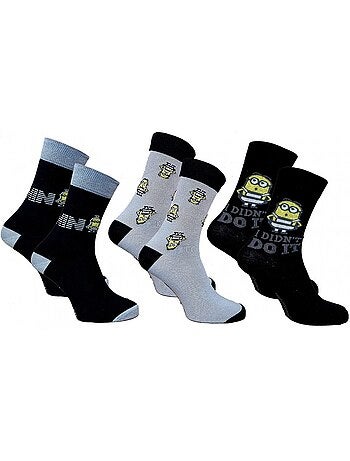 Meias Homem Moi, Moche et Méchant Algodão - Pack 20