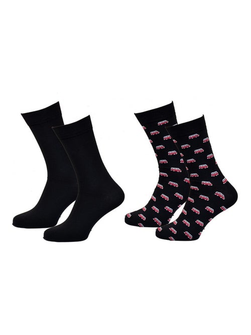 Meias Homem NO PUBLIK - Pack de 2 - Kiabi Meias Homem NO PUBLIK - Pack de 2 - Kiabi