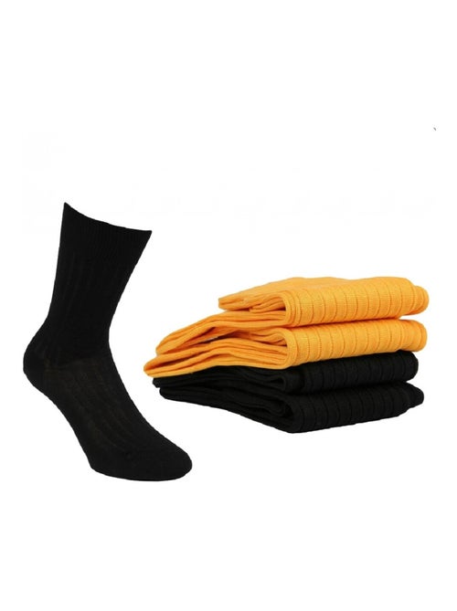 Meias homem pack de 4 fio de escócia - Kiabi Meias homem pack de 4 fio de escócia - Kiabi