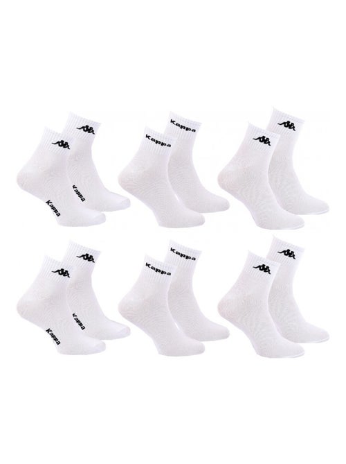 Meias Homem QUARTER KAPPA - Pack de 6 - Kiabi