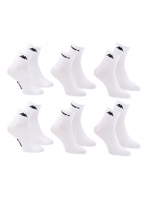 Meias Homem QUARTER KAPPA - Pack de 6 - Kiabi