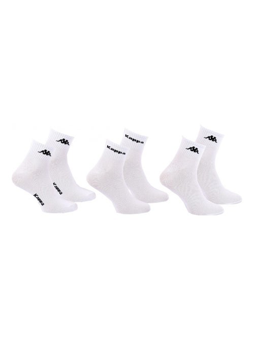 Meias Homem QUARTER KAPPA - Pack de 6 - Kiabi