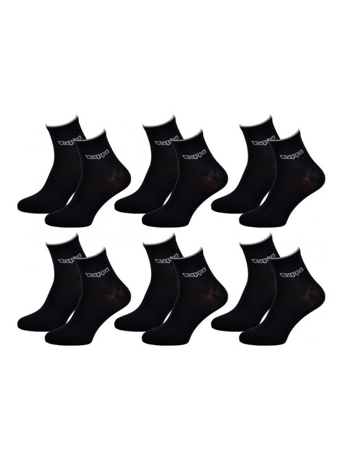 Meias Homem QUARTER KAPPA - Pack de 6 - Kiabi Meias Homem QUARTER KAPPA - Pack de 6 - Kiabi