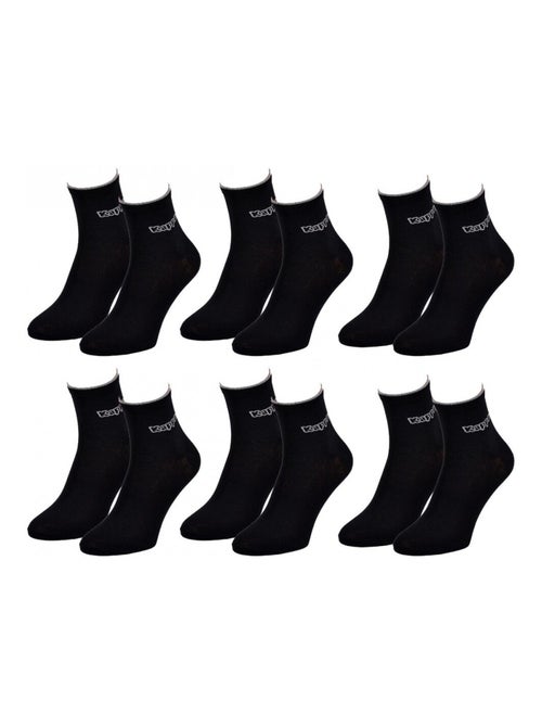Meias Homem QUARTER KAPPA - Pack de 6 - Kiabi Meias Homem QUARTER KAPPA - Pack de 6 - Kiabi
