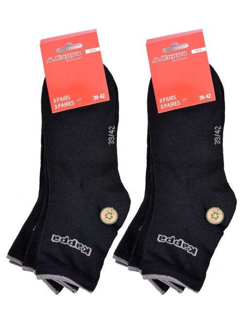 Meias Homem QUARTER KAPPA - Pack de 6 - Kiabi Meias Homem QUARTER KAPPA - Pack de 6 - Kiabi