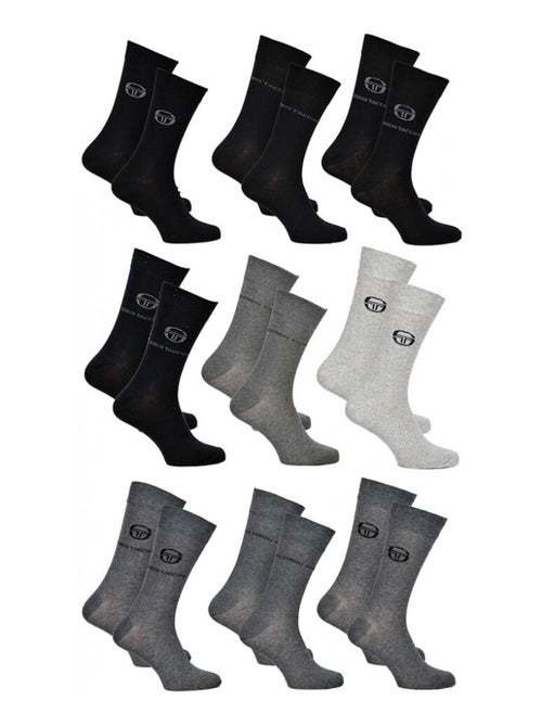 Meias Homem Sergio Tacchini Desporto, Urbano, Conforto Algodão - Pack de 9 - Kiabi Meias Homem Sergio Tacchini Desporto, Urbano, Conforto Algodão - Pack de 9 - Kiabi