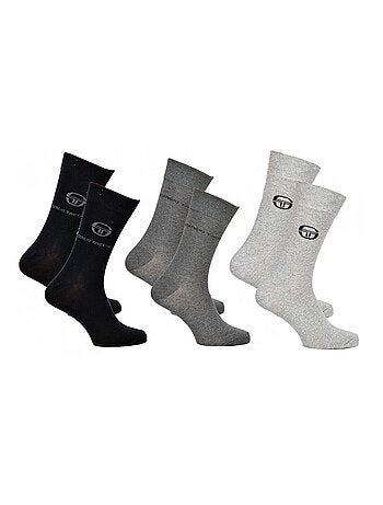 Meias homem Sergio Tacchini Sport, Urbano, Conforto em Algodão - Pack de 3
