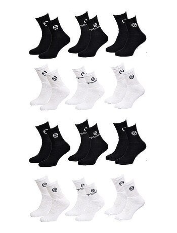 Meias Homem Sergio Tacchini Tennis - Pack de 12