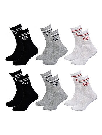 Meias Homem Sergio Tacchini Tennis - Pack de 6