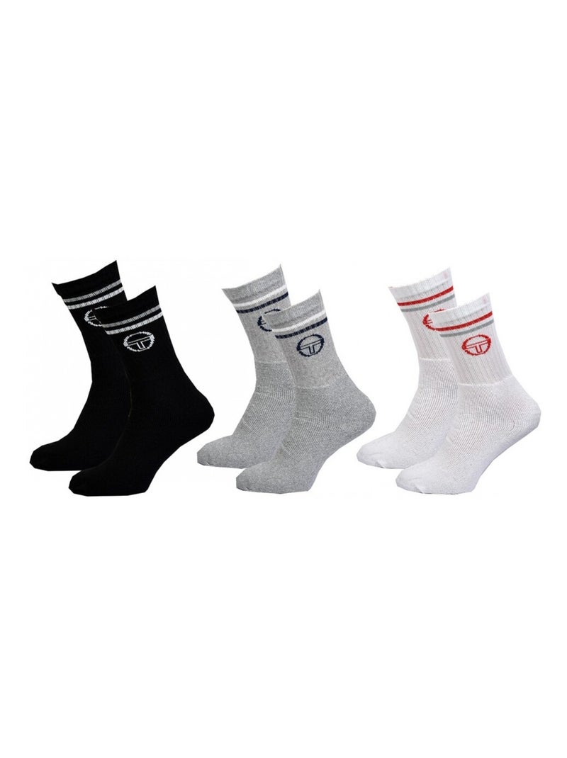 Meias Homem Sergio Tacchini Tennis - Pack de 6 Dourado/Ouro - Kiabi