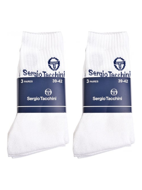 Meias Homem Sergio Tacchini Tennis - Pack de 6 - Kiabi