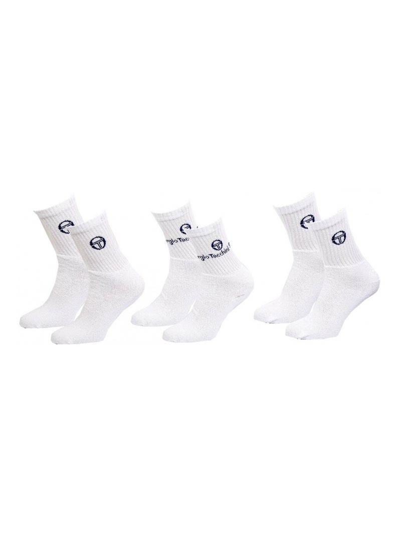 Meias Homem Sergio Tacchini Tennis - Pack de 6 Multicolorido - Kiabi