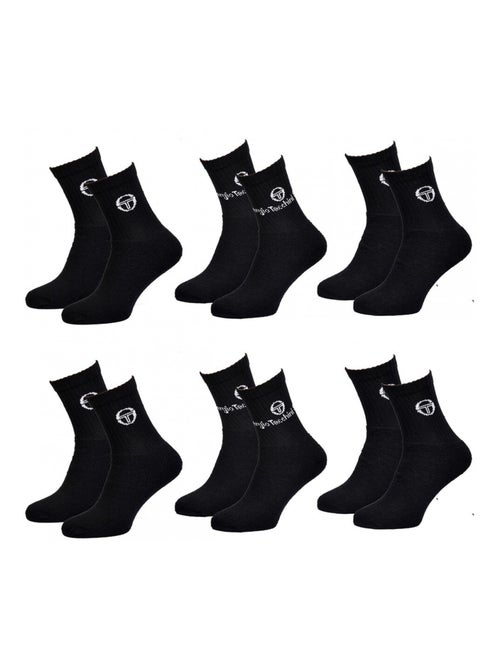 Meias Homem Sergio Tacchini Tennis - Pack de 6 - Kiabi Meias Homem Sergio Tacchini Tennis - Pack de 6 - Kiabi