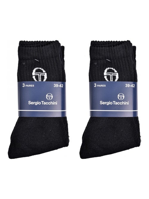 Meias Homem Sergio Tacchini Tennis - Pack de 6 - Kiabi Meias Homem Sergio Tacchini Tennis - Pack de 6 - Kiabi